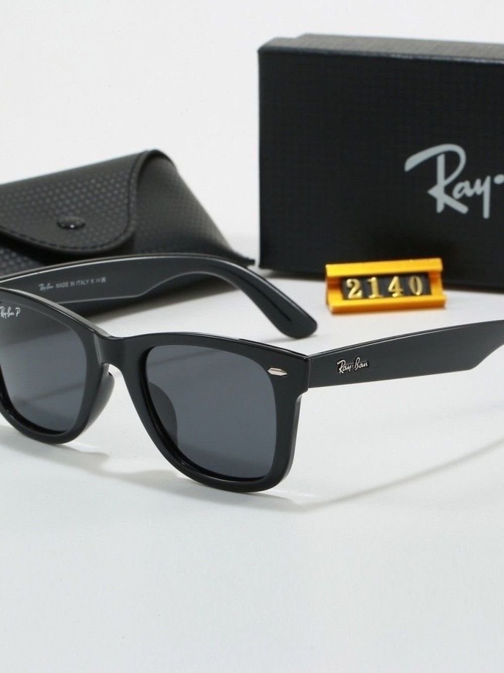 Black Sunglasses with Dark Gray Lenses